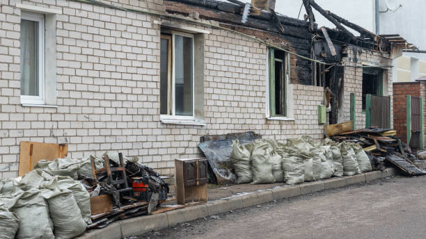 Professional Soot Cleanup technician working in Albertville, MN